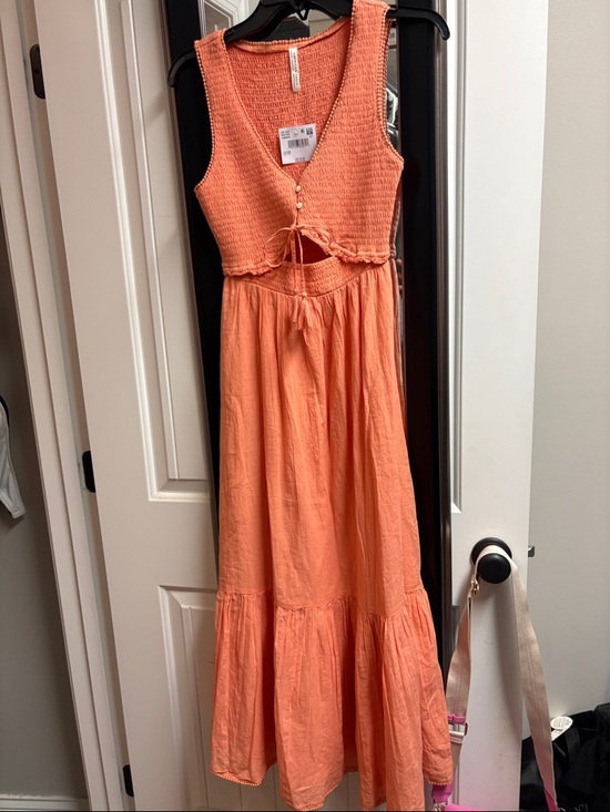 American Eagle Outfitters Dresses & Skirts - American Eagle Outfitters Coral Orange Maxi Dress